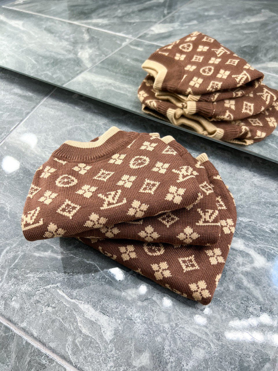 Stylish sweater in a trendy color