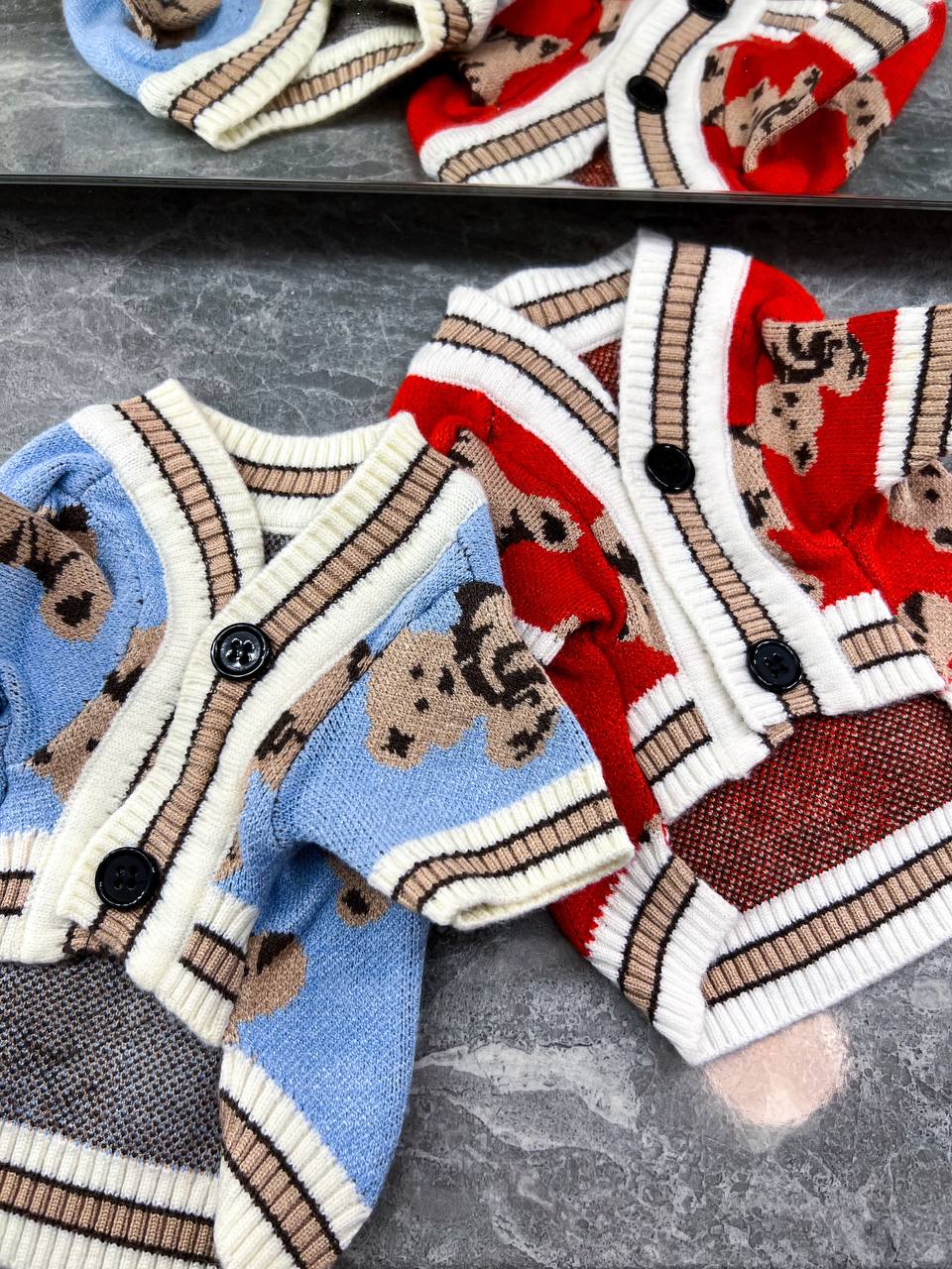 Luxury Knit Cardigan for Stylish Dogs