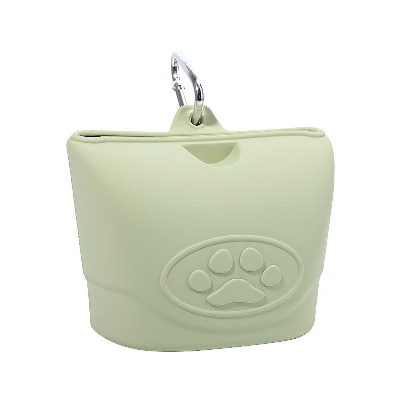 Silicone case for food, pet training bag