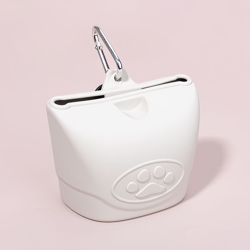 Silicone case for food, pet training bag