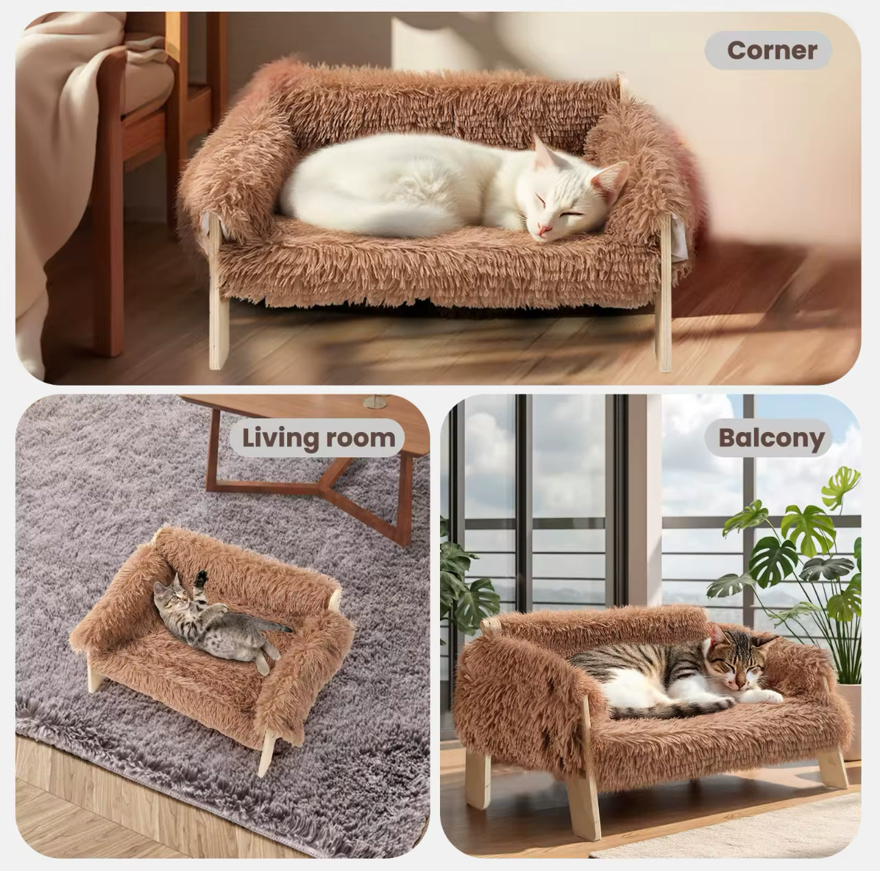 Luxury Pet Sofa Bed – Stylish & Cozy