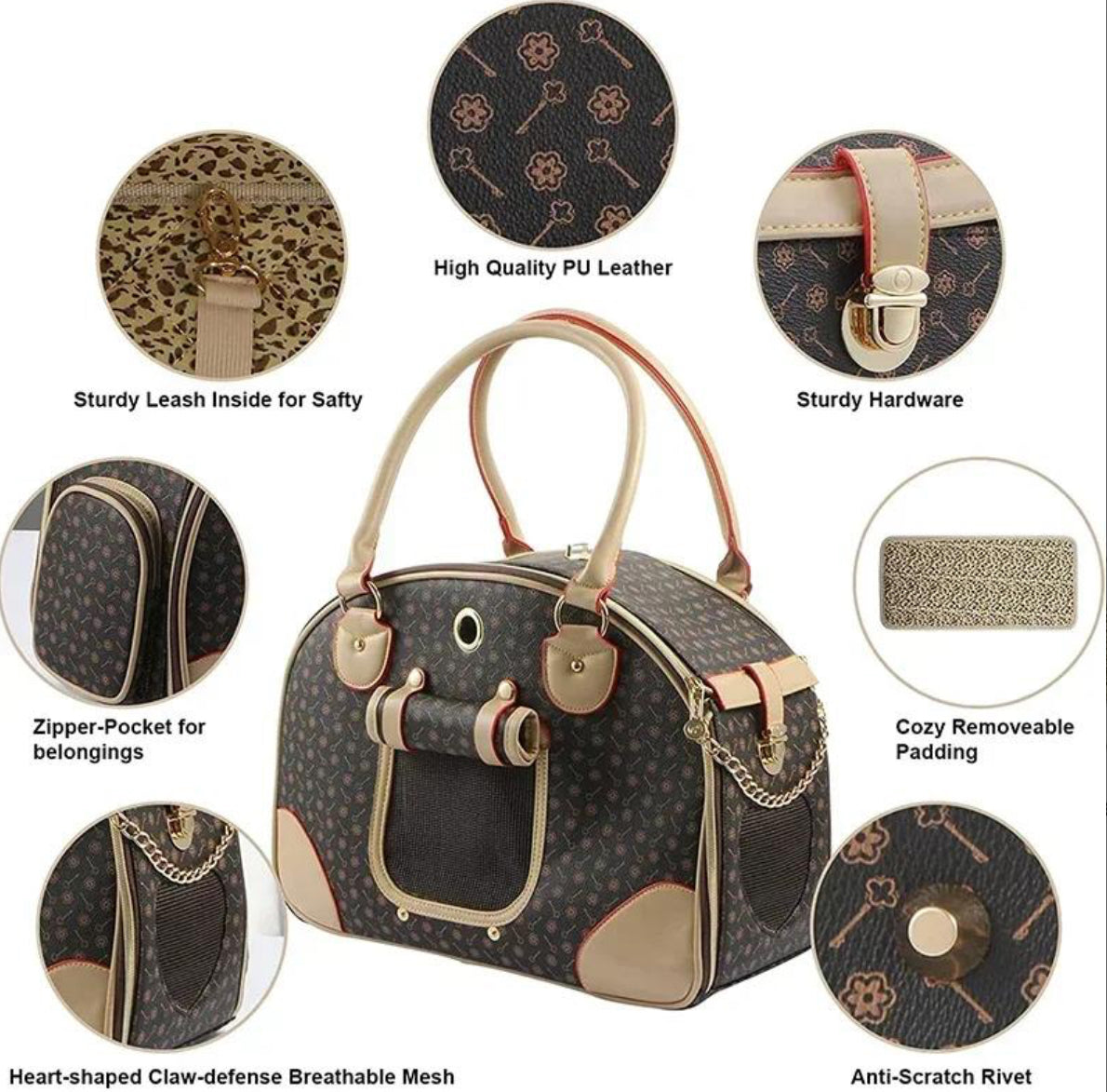 Luxury Pet Carrier Bag + free shipping 🎁