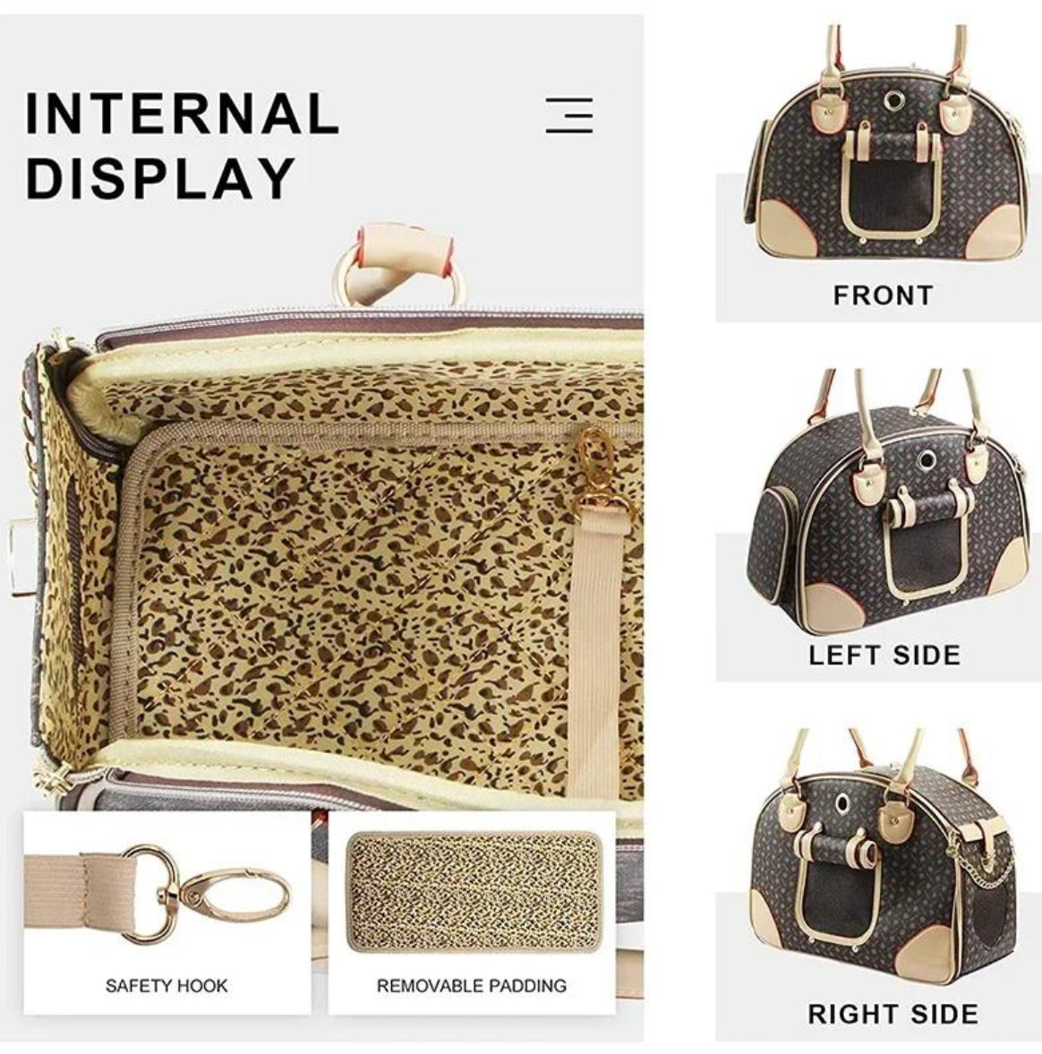 Luxury Pet Carrier Bag + free shipping 🎁