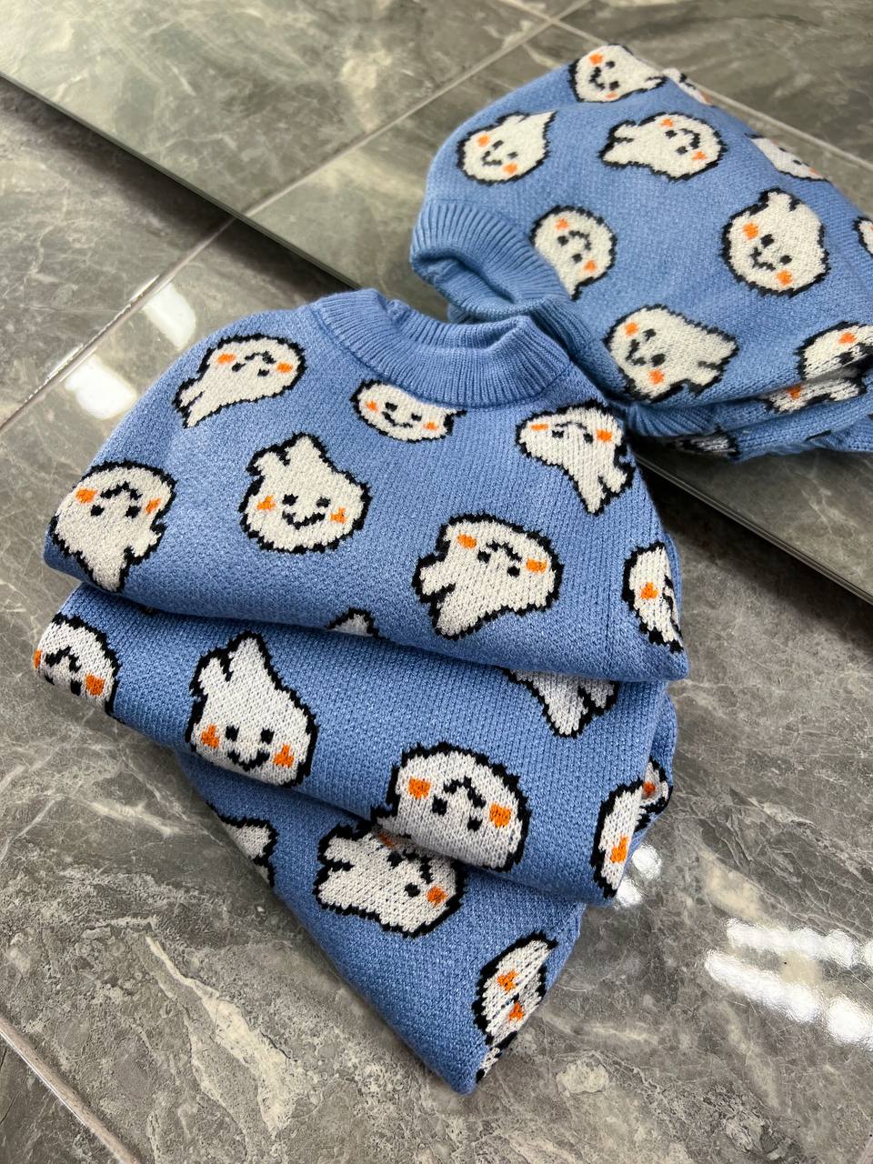 Sweater with bunnies