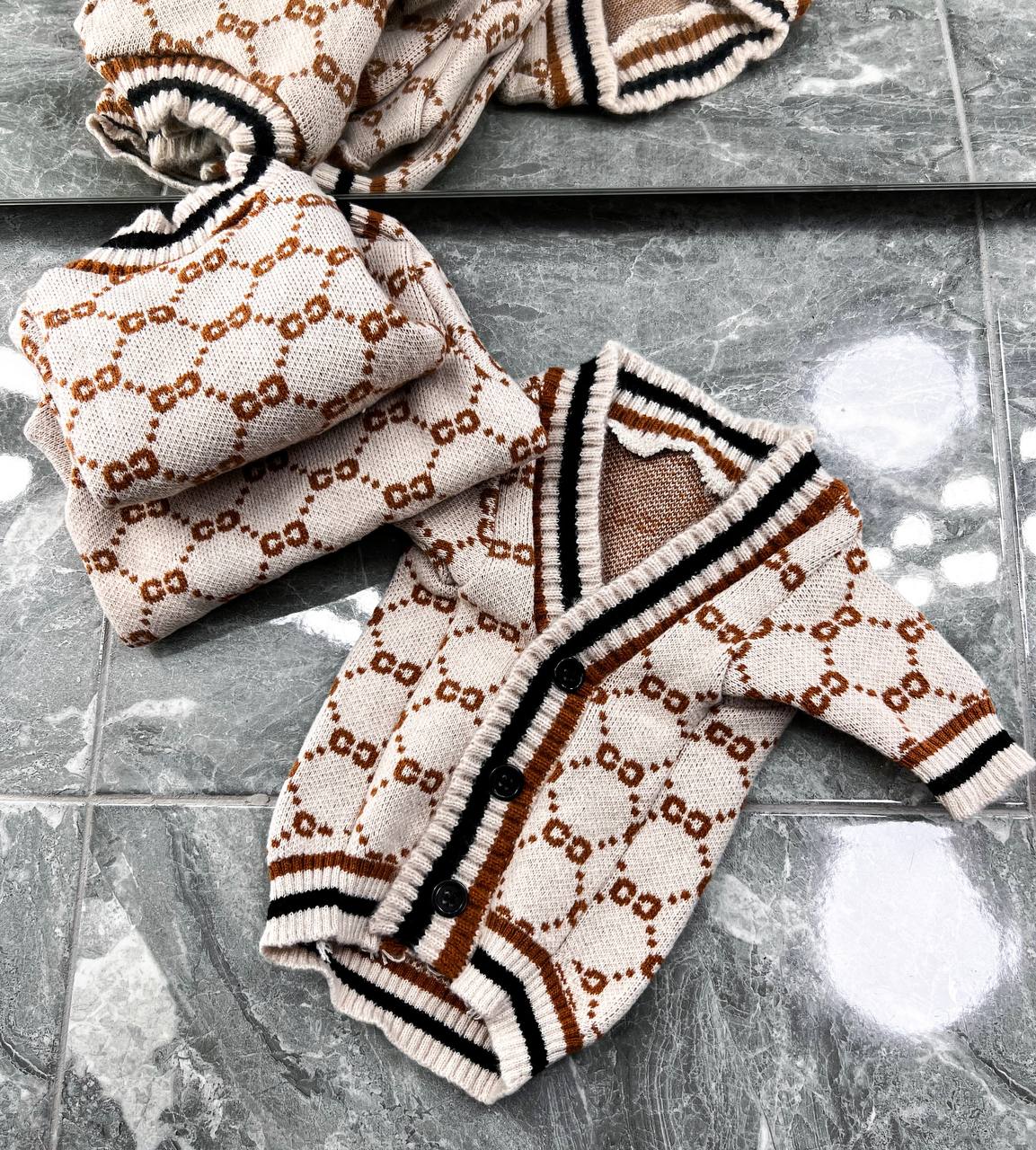 Trendy cardigan for pet